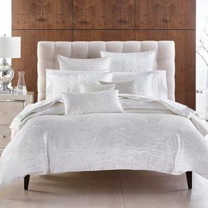 Hudson Park Quartzite Queen Duvet, Sham, 2 Decorative Pillows
